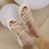 サンダル ストラップ 夏 レディース靴 韓国 ミュールサンダル ビーチサンダル カジュアル フェミニン ガーリー 大人可愛い シューズ 軽量 美脚 99YYXC-019