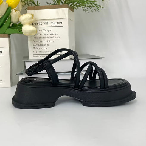 厚底サンダル ストラップサンダル 美脚夏 レディースシューズ スポーツサンダル 歩きやすい 走れるくつ おしゃれ カジュアル 大人 旅行レジャー アウトドア 韓国 99YYXC-023