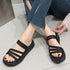 厚底サンダル ミュールサンダル 美脚 夏 レディース ストラップサンダル 履きやすい 歩きやすい 大人可愛い おしゃれくつ 海 旅行 アウトドア ビーチサンダル 99YYXC-024