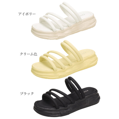 厚底サンダル ミュールサンダル 美脚 夏 レディース ストラップサンダル 履きやすい 歩きやすい 大人可愛い おしゃれくつ 海 旅行 アウトドア ビーチサンダル 99YYXC-024