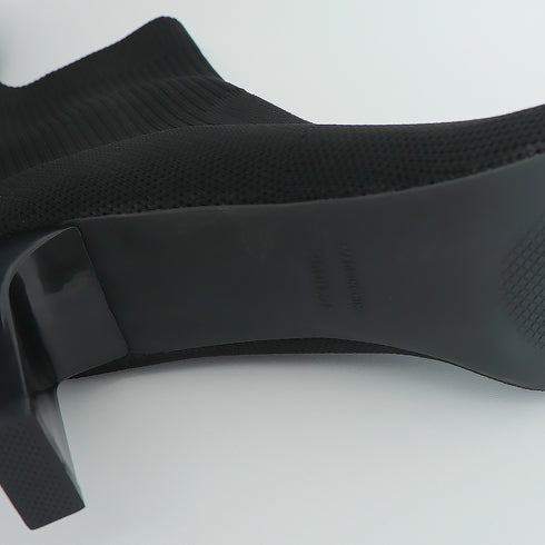 ショートブーツ レディース ミドルヒール 美脚ブーツ ブーティ チャンキーヒール シンプル 無地 ポインテッドトゥ 秋冬 履きやすい ショート丈 靴 おしゃれ 99YYXC-028