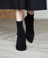 ショートブーツ レディース 暖かい裏起毛 ポインテッドトゥ 美脚ブーツ ブーティ チャンキーヒール シンプル 無地 秋冬 履きやすい ショート丈 軽量靴 おしゃれ 99YYXC-029