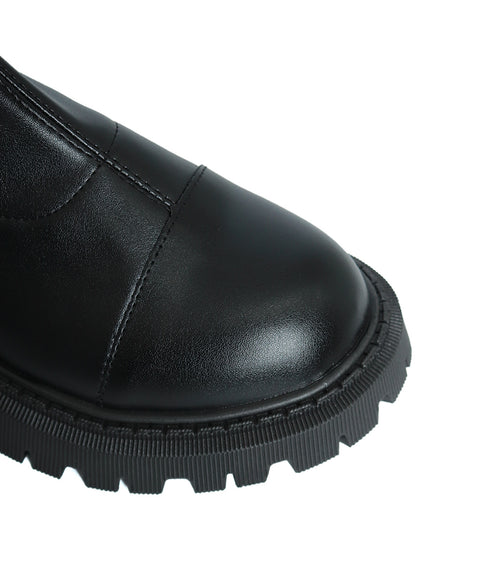 ロングブーツ 厚底ブーツ ニーハイブーツ レディース 韓国ブーツ 膝下 ジョッキーブーツ バックジップ PUブーツ 太ヒール 靴 履きやすい 春秋冬 人気新作 99YYXC-032