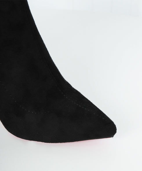 ロングブーツ ニーハイブーツ レディース 9cmハイヒール 美脚ブーツ 脚長 膝下 スエード調 大人 オルチャン きれいめ シンプル 秋冬 人気 韓国 99YYXC-033