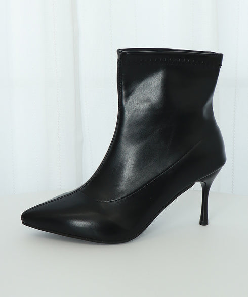 ショートブーツ 裏起毛ブーティー 秋冬 レディースブーツ 無地ブーツ PU スエード 美脚 大人 通勤 韓国 暖かい おしゃれ シンプル 痛くない 99YYXC-035