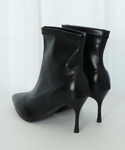 ショートブーツ 裏起毛ブーティー 秋冬 レディースブーツ 無地ブーツ PU スエード 美脚 大人 通勤 韓国 暖かい おしゃれ シンプル 痛くない 99YYXC-035