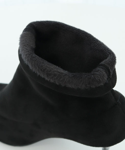 ショートブーツ 裏起毛ブーティー 秋冬 レディースブーツ 無地ブーツ PU スエード 美脚 大人 通勤 韓国 暖かい おしゃれ シンプル 痛くない 99YYXC-035