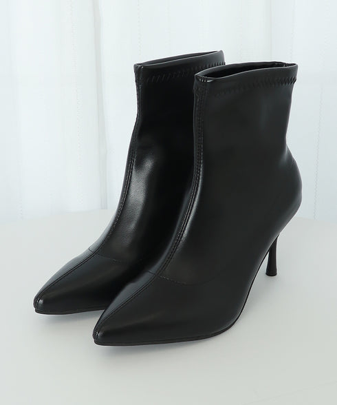 ショートブーツ 裏起毛ブーティー 秋冬 レディースブーツ 無地ブーツ PU スエード 美脚 大人 通勤 韓国 暖かい おしゃれ シンプル 痛くない 99YYXC-035