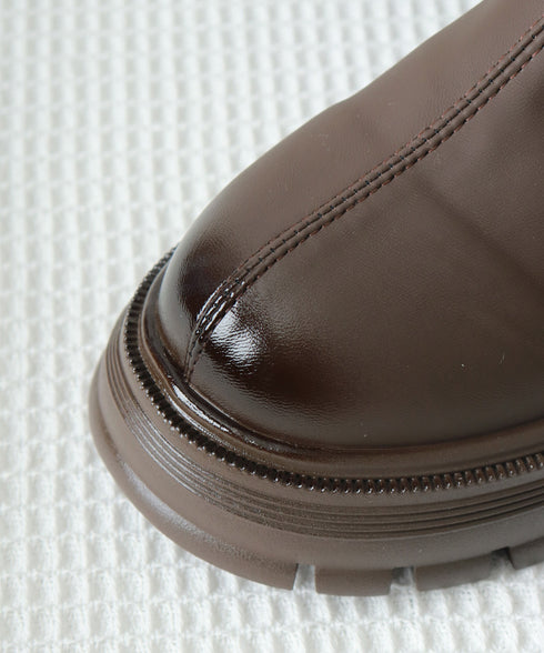 ロングブーツ 厚底ブーツ ニーハイブーツ レディースブーツ チャンキーヒール 秋冬 膝下 おしゃれ バックジップ 歩きやすい カジュアル 美脚脚長ブーツ 人気くつ 99YYXC-036