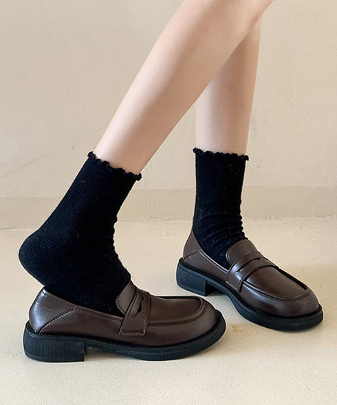 ローファー レディース PU ローヒール レザー調 可愛い 美脚 走れるパンプス 通勤通学 疲れにくい 歩きやすい おしゃれ 快適 オルチャン クラシック おじ靴 99YYXC-038