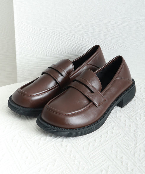 ローファー レディース PU ローヒール レザー調 可愛い 美脚 走れるパンプス 通勤通学 疲れにくい 歩きやすい おしゃれ 快適 オルチャン クラシック おじ靴 99YYXC-038