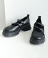 厚底ローファー レディース 美脚 レザー調 ストラップ ボリュームソール 疲れない 快適 太ヒール 歩きやすい クラシック オルチャン 通勤通学 メイド靴 99YYXC-039