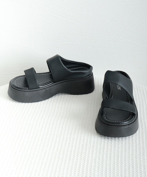 厚底サンダル スリッパサンダル 美脚 夏 レディース ビーチサンダル コンフォートサンダル お洒落 カジュアル 大人 可愛い 歩きやすい オルチャン 99YYXC-040