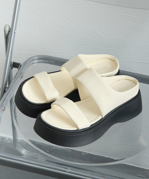 厚底サンダル スリッパサンダル 美脚 夏 レディース ビーチサンダル コンフォートサンダル お洒落 カジュアル 大人 可愛い 歩きやすい オルチャン 99YYXC-040