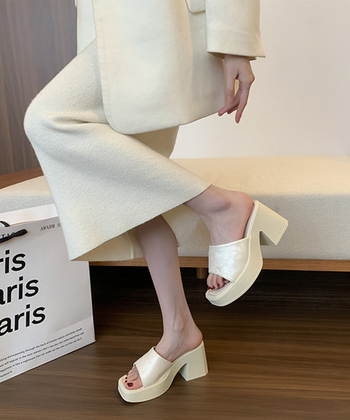 ミュールサンダル 花柄 レディース 夏 チャンキーヒール 太ヒール スクエアトゥ 美脚 歩きやすい 痛くない 大人 おしゃれ キレイめ 99YYXC-041