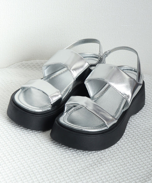 厚底サンダル ボリュームソール 美脚 夏 レディース スポーツサンダル ベルトサンダル 歩きやすい 疲れない お洒落 オルチャン カジュアル 旅行くつ 99YYXC-044