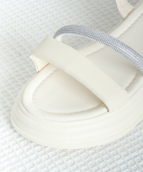 厚底サンダル ラインストーン レディース ボリュームソール靴 ストラップ 美脚 履きやすい 疲れない お洒落 可愛い 海旅行 ビーチ 99YYXC-048