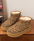 厚底ムートンブーツ レオパード柄 裏起毛 レディース 防寒ブーツ フラットソール あったか 保温 もこもこ 大人 可愛い おしゃれ カジュアル 疲れない 冷え対策 99YYXC-049