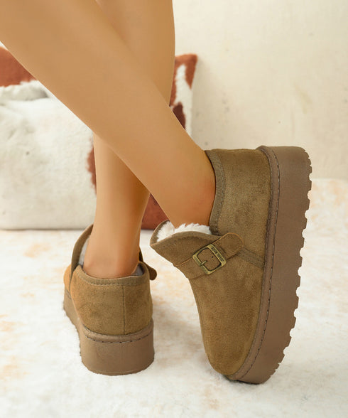 ムートンブーツ 厚底 ショートブーツ 冬 レディース ボアブーツ 裏起毛ブーティ ファームートン 大人 歩きやすい ボリュームソール カジュアル お出かけ 旅行 99YYXC-050