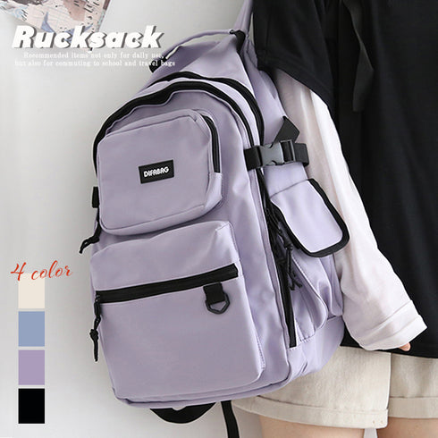 リュックサック 内ポケット付き 大容量 リュックバッグ レディースバッグ ユニセックス a4 マザーズリュック おしゃれ 通勤通学 肩掛けバッグ ペアルック 99ZBXB-026