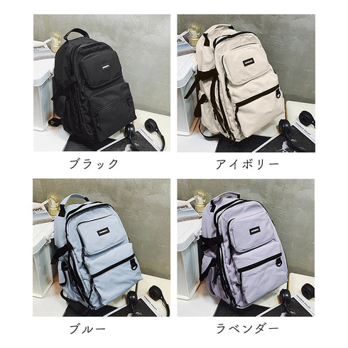 リュックサック 内ポケット付き 大容量 リュックバッグ レディースバッグ ユニセックス a4 マザーズリュック おしゃれ 通勤通学 肩掛けバッグ ペアルック 99ZBXB-026