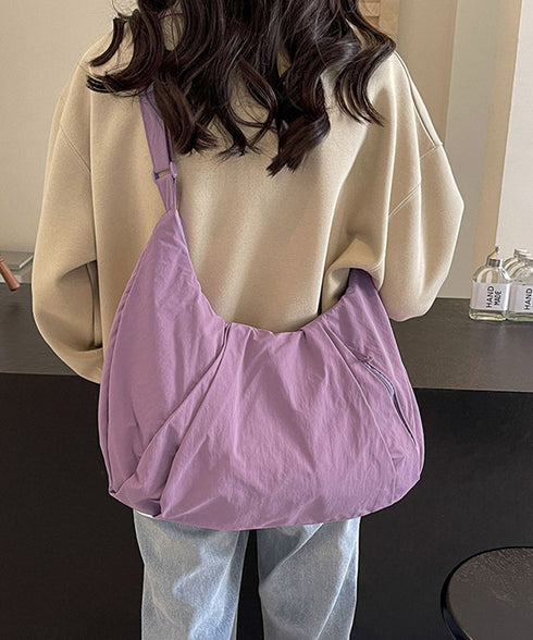 ショルダーバッグ レディース ナイロン 斜めがけバッグ ボディバッグ 軽量 A4収納可 大人 カジュアル シンプル 通学 旅行 オルチャン 使いやすい 99ZBXB-036