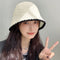 ファー帽子 バケットハット 秋冬 韓国風 レディース ぼうし 無地 防寒性 折り畳み お出掛け おしゃれ オルチャン カジュアル 小顔 可愛い シンプル 99ZDDZ-001
