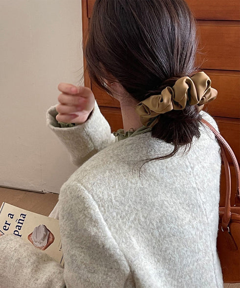 サテンヘアゴム シュシュ韓国風 無地7色 レディース ヘアアレンジ 髪留め 髪飾り オルチャン おしゃれ カジュアル 大人っぽい 可愛い 韓国ファッション 雑貨 99ZMDZ-001