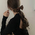 蝶結びヘアゴム シュシュ サテン 3色 レディース ヘアバンド ヘアアレンジ 無地 髪留め 髪飾り オルチャン おしゃれ 大人 可愛い 韓国ファッション 雑貨 99ZMDZ-004