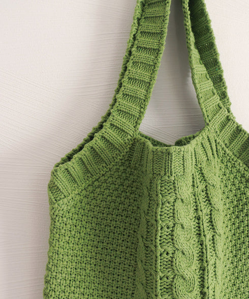 トートバッグ ニット編み レディース マザーズバッグ 肩掛けバッグ リゾート 軽量 A4 柔らかいシルエット 大人 女子 おしゃれ オフィスカジュアル 99ZYL-002