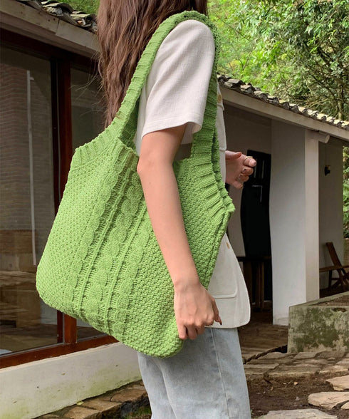 トートバッグ ニット編み レディース マザーズバッグ 肩掛けバッグ リゾート 軽量 A4 柔らかいシルエット 大人 女子 おしゃれ オフィスカジュアル 99ZYL-002