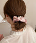 サテンヘアゴム シュシュ パール付き レディース まとめ髪 ヘアアレンジ 大人可愛い おしゃれ オルチャン 髪留め 人気 デート 発表会 女子会 99ZYSP-002