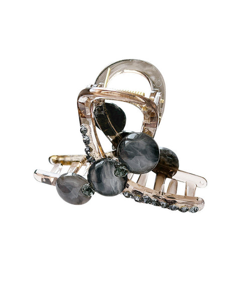 バンスクリップ ヘアクリップ ビーズ レディース ヘアアクセサリー まとめ髪 ラインストーン 髪飾り きれいめ フェミニン オフィスカジュアル ヘアアレンジ 99ZYSP-005