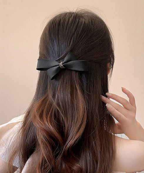 ヘアクリップ リボンヘアピン 韓国風 ヘアアクセサリー 髪飾り 髪留め シンプル フェミニン 大人可愛い オフィスカジュアル パーティー 成人式 入学式卒業式 99ZYSP-006