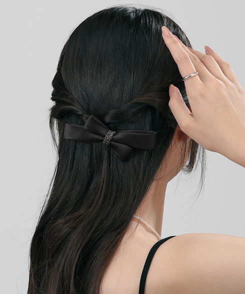 ヘアクリップ リボンヘアピン 韓国風 ヘアアクセサリー 髪飾り 髪留め シンプル フェミニン 大人可愛い オフィスカジュアル パーティー 成人式 入学式卒業式 99ZYSP-006