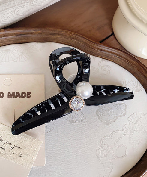 バンスクリップ ヘアクリップ パール レディース ヘアアクセサリー 韓国風 髪留め まとめ髪 おしゃれ大人可愛い オフイスカジュアル 小物 誕生日 プレゼント 99ZYSP-013