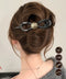 バナナクリップ パール 可愛いくま韓国風 レディース ヘアアクセサリー シンプル オフィスカジュアル きれいめ フェミニン プレゼント 髪飾り 結婚式発表会女子会 99ZYSP-016