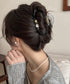 バンスクリップ パールヘアクリップ 新作 韓国風 ヘアアクセサリー 大きめ 髪留め まとめ髪 おしゃれ 大人可愛い オフイスカジュアル 小物 誕生日 プレゼント 99ZYSP-017