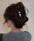 バンスクリップ パールヘアクリップ 新作 韓国風 ヘアアクセサリー 大きめ 髪留め まとめ髪 おしゃれ 大人可愛い オフイスカジュアル 小物 誕生日 プレゼント 99ZYSP-017