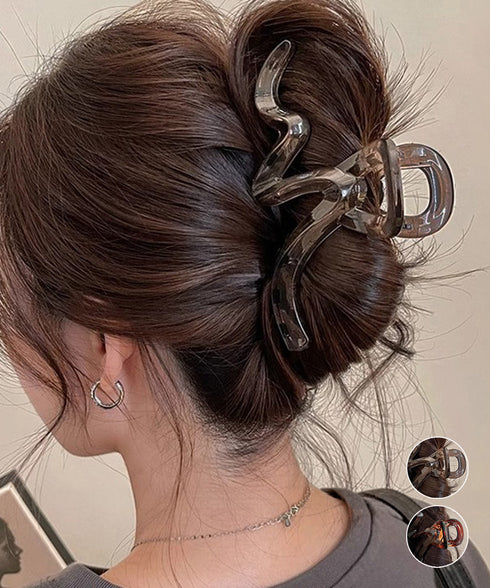 バンスクリップ ヘアクリップ まとめ髪 韓国風 ヘアアクセサリー 大きめ 髪留め おしゃれ 大人可愛い オフイスカジュアル 小物 誕生日 プレゼント 女子会 99ZYSP-018