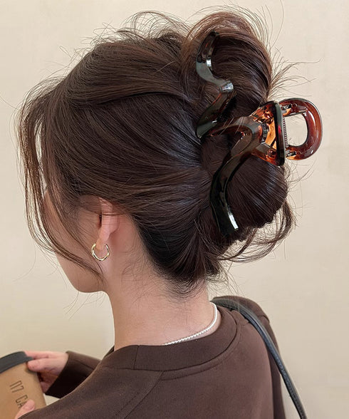バンスクリップ ヘアクリップ まとめ髪 韓国風 ヘアアクセサリー 大きめ 髪留め おしゃれ 大人可愛い オフイスカジュアル 小物 誕生日 プレゼント 女子会 99ZYSP-018