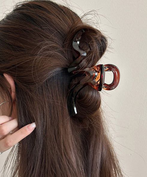 バンスクリップ ヘアクリップ まとめ髪 韓国風 ヘアアクセサリー 大きめ 髪留め おしゃれ 大人可愛い オフイスカジュアル 小物 誕生日 プレゼント 女子会 99ZYSP-018