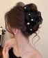 バンスクリップ ヘアクリップ パール レディース ヘアアレンジ まとめ髪 髪飾り 透け感 きれいめ オルチャン おしゃれ 大人 可愛い デート 99ZYSP-019