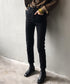 スキニー デニムパンツ 裏起毛レディース おしゃれ ストレートパンツ 裏フリース ロングパンツ 防寒 ハイウエスト ジーパン 冬 カジュアル ボトムス AMYS-1049