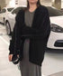 ニットカーディガン レディース アウター ゆったり 韓国風 トップス 羽織り vネックカーデ 体型カバー 長袖 中厚手 ドロップショルダー カーディガン 春秋冬 WANGYUE-002