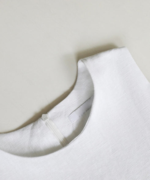 リネンワンピース ノースリーブ 韓国風夏 レディース ゆったり Aラインワンピース きれいめ 綿麻ワンピース ナチュラル タンクワンピース ロングワンピース着やせ AMYJ-6001