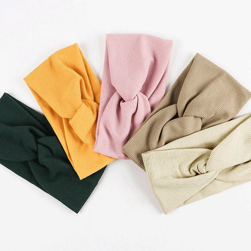 リブ へアバンド レディース 幅広 リブ へアバンド レディース 幅広 ヘアアクセサリー 洗顔 ターバンバンド 髪留め クロスターバン 無地 CHENGXIN-001