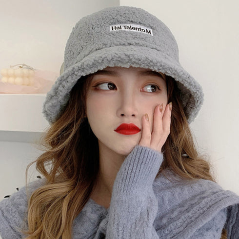 バケットハット レディース 刺しゅう バケットハット レディース 刺しゅう 秋冬 ボアハット 暖かい トレンド ボア帽子 防寒?ぼうし FMAN-001