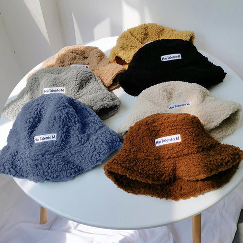 バケットハット レディース 刺しゅう バケットハット レディース 刺しゅう 秋冬 ボアハット 暖かい トレンド ボア帽子 防寒?ぼうし FMAN-001