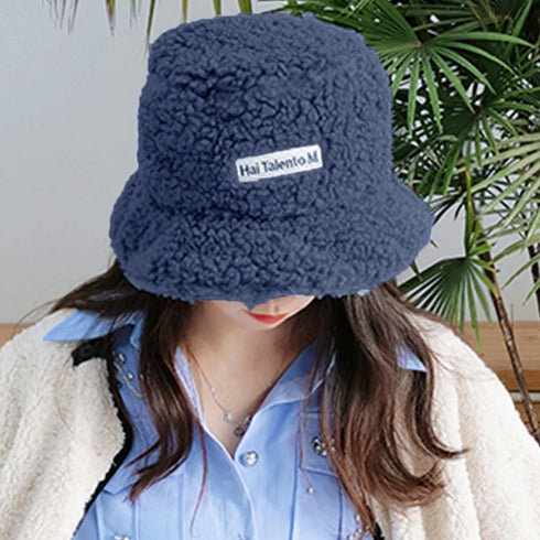 バケットハット レディース 刺しゅう バケットハット レディース 刺しゅう 秋冬 ボアハット 暖かい トレンド ボア帽子 防寒?ぼうし FMAN-001